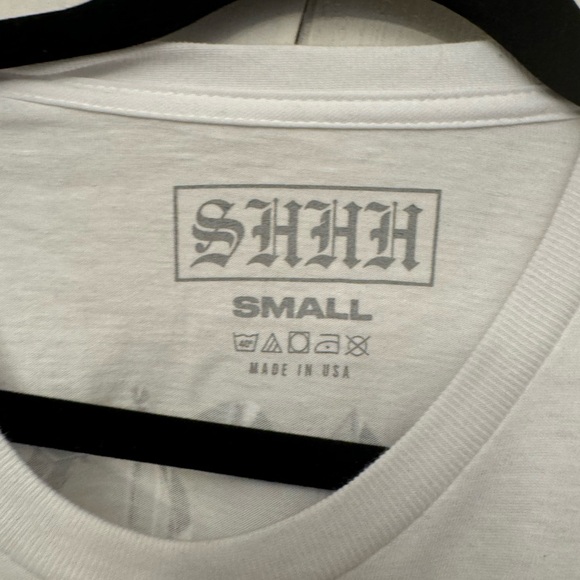 Small Size - Shhh Brand Men's Quiet Skull T-Shirt - Picture 2 of 3